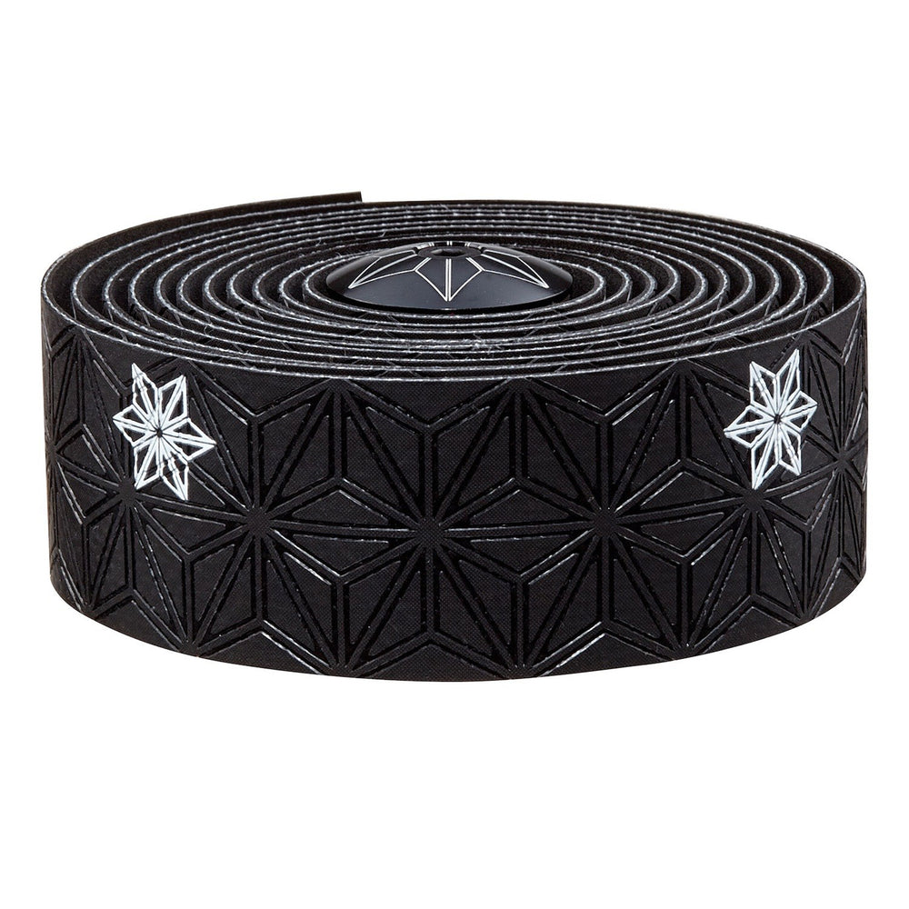 Supacaz Super Sticky Kush bar tape, Galaxy blk w/white