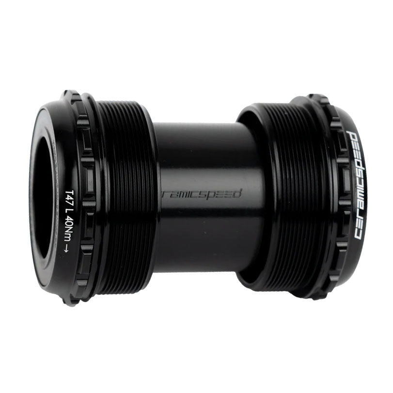 CeramicSpeed T47/68 Threaded BB Alpha, Gravel, SRAM, Black