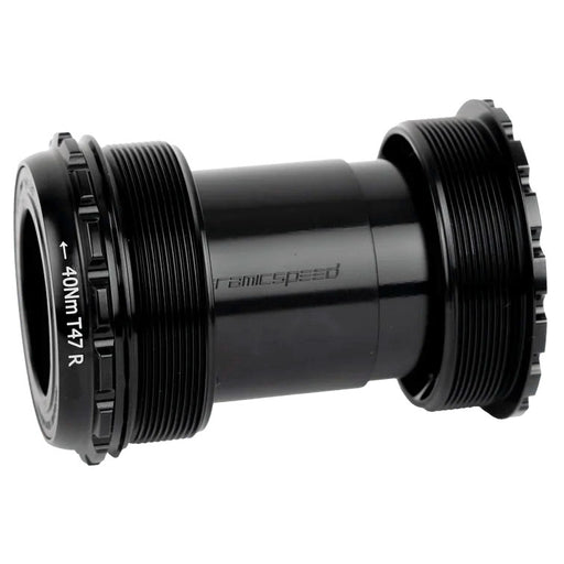 CeramicSpeed T47a Threaded BB Alpha, Gravel, SRAM, DUB Black