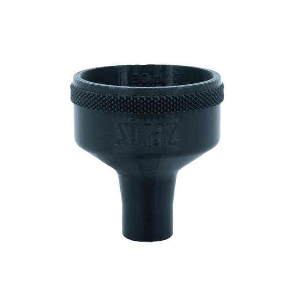 Straz Components Sealant Funnel for Schrader Valves, Black