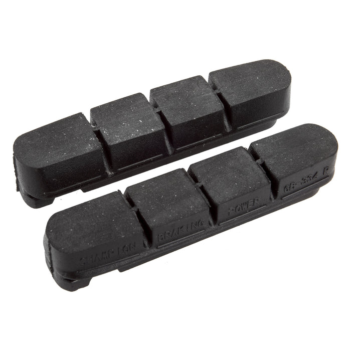 ORIGIN8 Ceramic Fiber III Pro Road Carbon Rim Cartridge Inserts Black Brake Pads