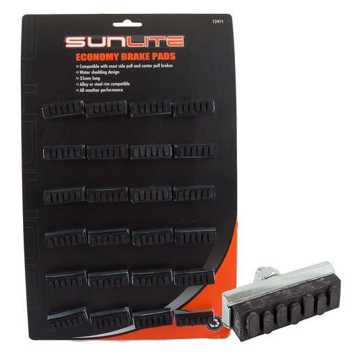 SUNLITE Economy Brake Pads Sunlite Black Brake Pads
