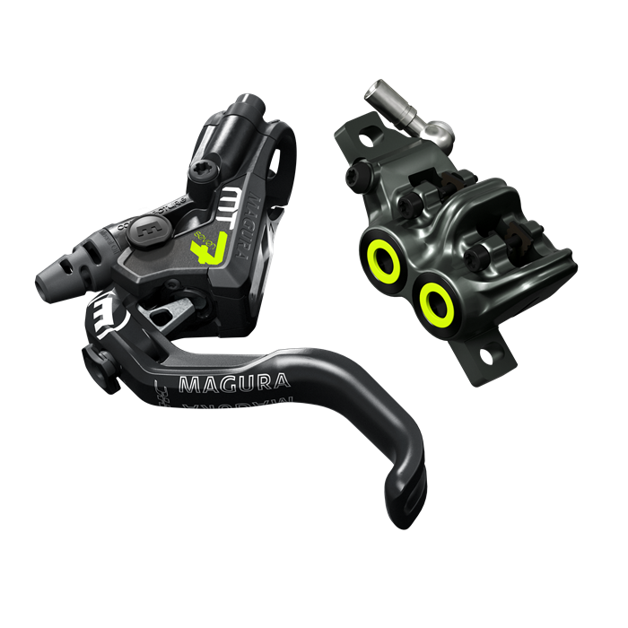 Magura MT7 Pro 4-Piston Disc Brake and HC1 Lever Front or Rear with 2000mm Hose