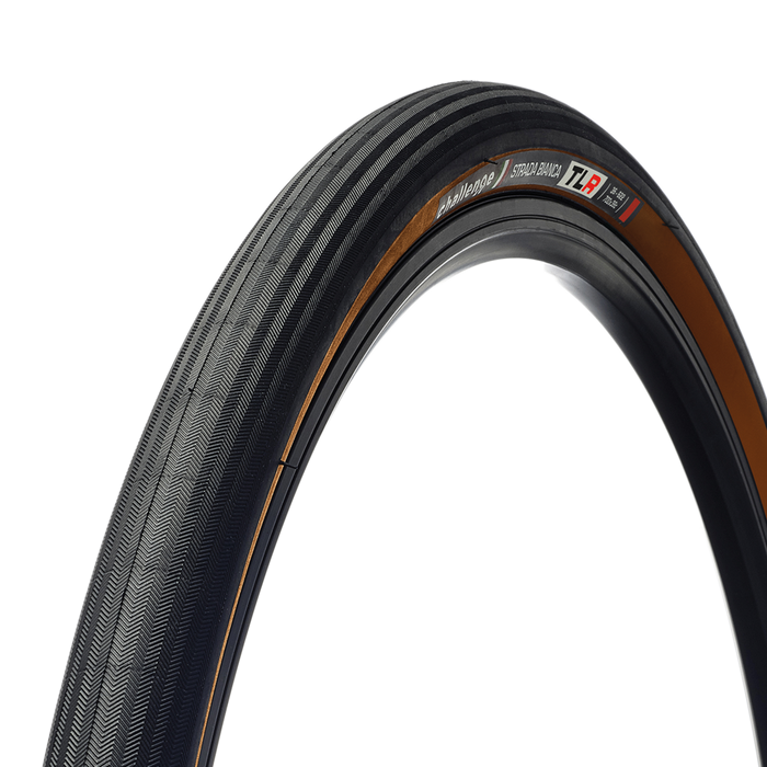 Challenge Tire Strada Bianca TLR Tire, 700 x 36 Black/Tan