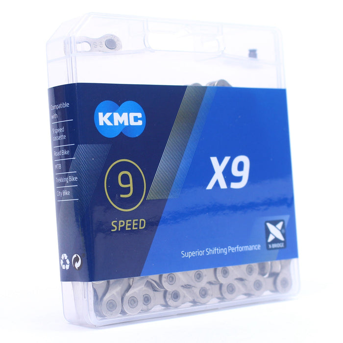 KMC X9 Chain (9sp), Silver