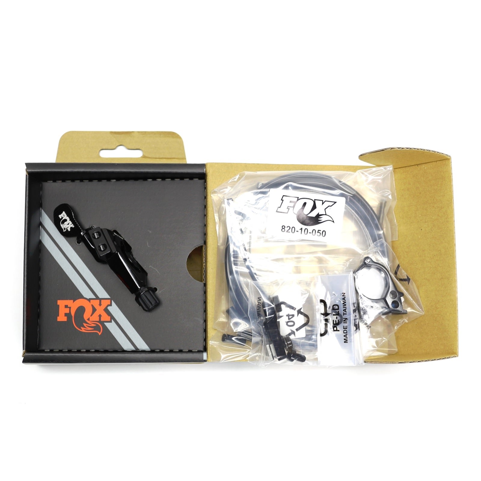 Fox Shox Transfer Remote Lever, 1x Left, 22.2mm Clamp & I-Spec EV Mount Included 925-06-004