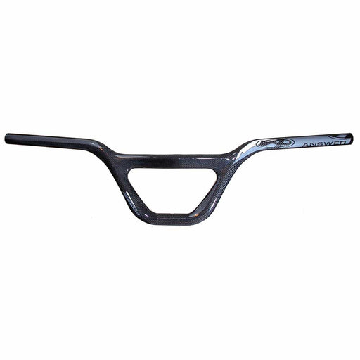 AnswerBMX Expert Carbon BMX Bars, (22.2) 6" - Black
