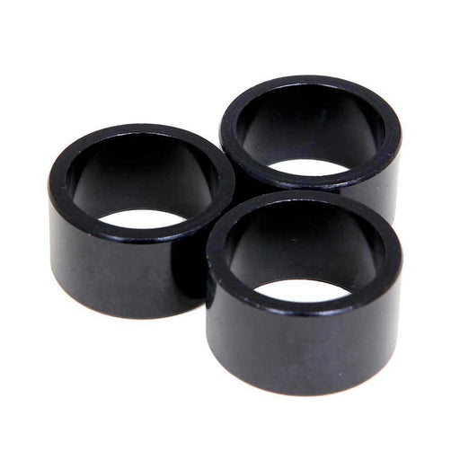 EVO, Alloy headset spacers, 28.6mm, Black, 20mm, (3X)