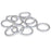 EVO, Alloy headset spacers, 25.4mm, Silver, 5mm, (10X)