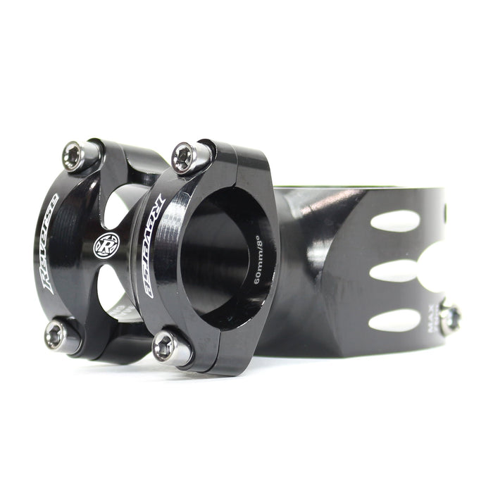 Reverse S-Trail Cannondale Stem, Fits 1.56" and 1.5" w/ shim 60mm length Black