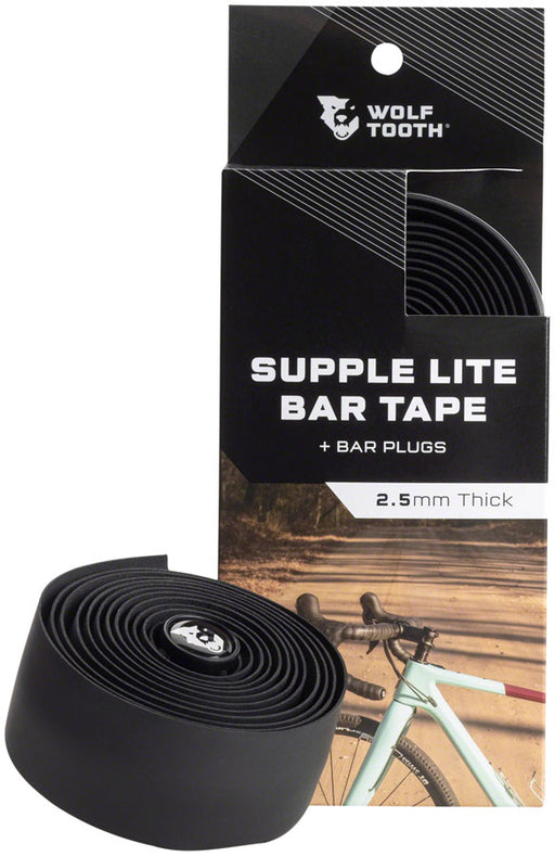 Wolf Tooth Components Supple-Lite Bar Tape - Blk