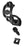 Magura Shiftmix SRAM 2-Bolt Split-Clamp Mount, Left - Blk