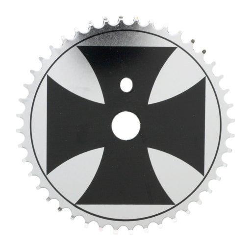 SUNLITE Single 1pc 44T Black/Chrome Chainring