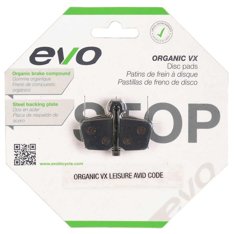 EVO, Organic VX, Disc brake pads, Avid Code 2011+