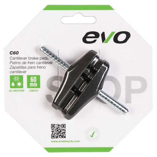 EVO, C60, Cantilever brake pads, 60mm, Threadless post