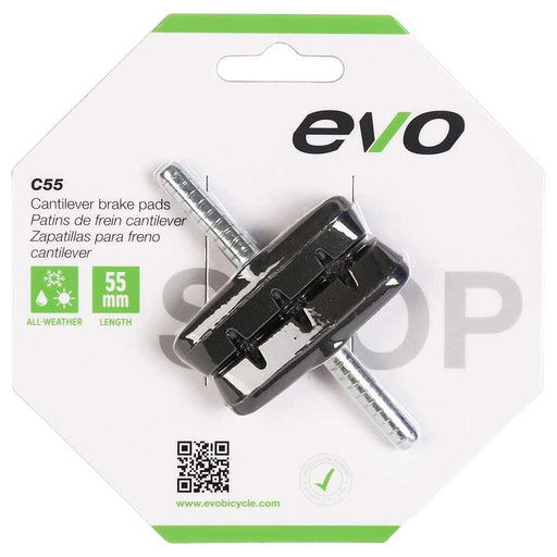 EVO, C55, Cantilever brake pads, 55mm, Threadless post
