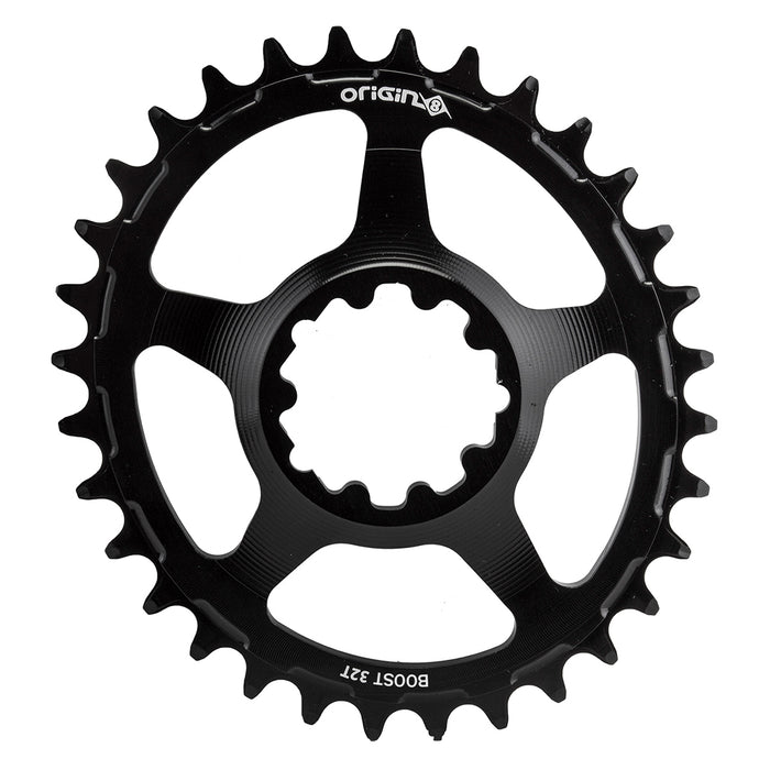ORIGIN8 Holdfast Oval Direct 1x Boost Direct Mount 32T Boost Black Chainring