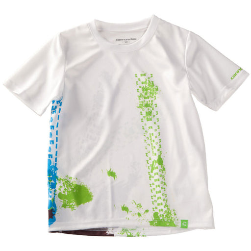 Cannondale 2014 Boys Tech Tee White - 2K105/WHT Small