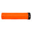 SUPACAZ Grizips Lock-On Grips Neon Orange Clear/Black