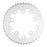 Eclypse, Glide-Pro SS 1/8, 48T, Single speed, BCD: 110/130mm, 5 Bolt Outer Chainring, Alloy, Silver