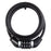 SUNLITE Resettable Combo Cable 8mm Black Combo Bike Lock