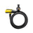 SUNLITE Defender D1 Key Lock 8mm Black/Yellow Key Includes Bracket Bike Lock