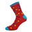 Cinelli Caleido Socks, Large (10-12) Red