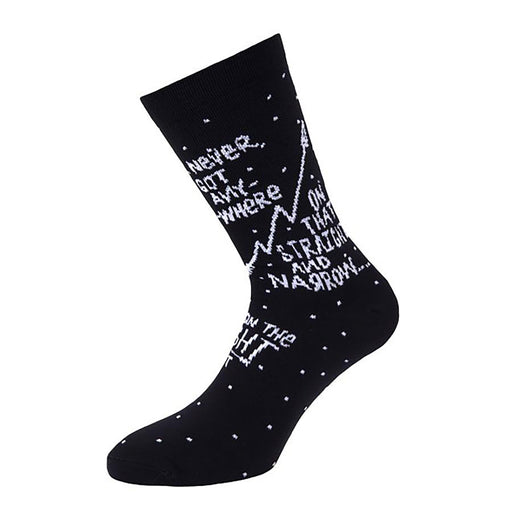 Cinelli Right Foot Socks, Medium (8-10) Black