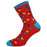 Cinelli Caleido Socks, Medium (8-10) Red