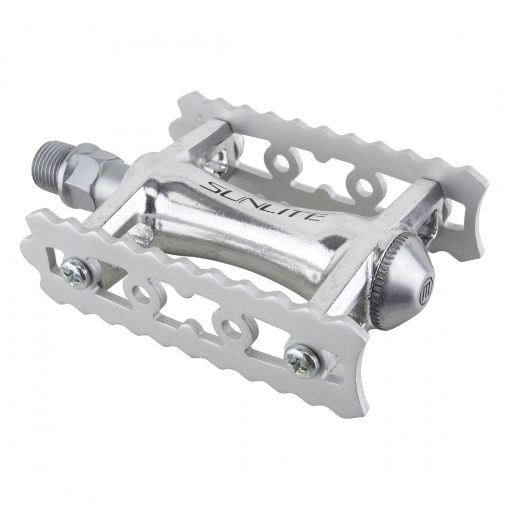 SUNLITE Track Sport 9/16" Silver Bicycle Pedals