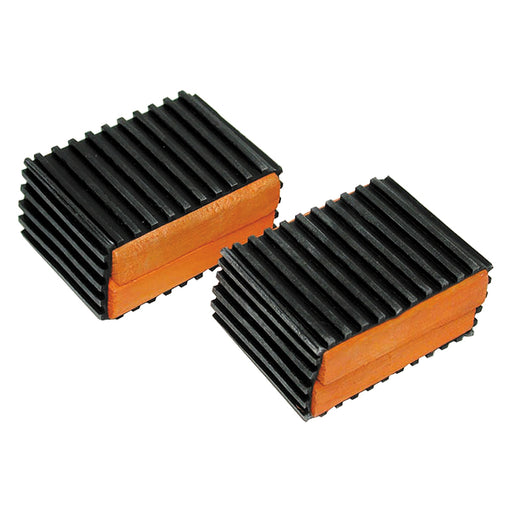 SUNLITE Pedal Riser Blocks Orange/Black - Adds 3/4" to each side (1-1/2" total)
