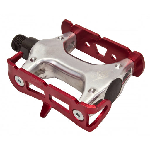 ORIGIN8 Pro Track Light 9/16" Ano-Red Bicycle Pedals