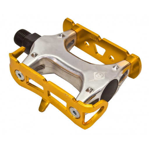 ORIGIN8 Pro Track Light 9/16" Ano-Gold Bicycle Pedals