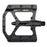 HT Components, AE05, EVO+, Platform Pedals, Body: Aluminum, Spindle: Cr-Mo, 9/16'', Stealth Black, Pair