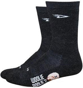 DeFeet Woolie Boolie 6 Sock: Charcoal MD
