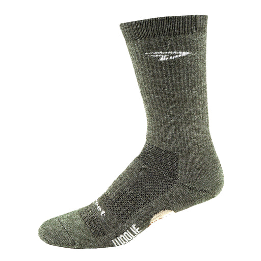 DeFeet Woolie Boolie 6 Comp Sock: Loden Green XL