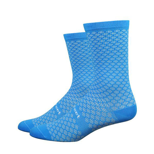 DeFeet Evo Mount Ventoux 6" socks, blue 12+