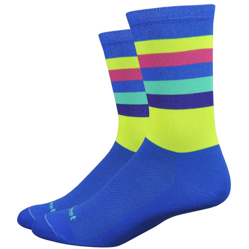 DeFeet Aireator 6" Maverick Socks, 12, Blue