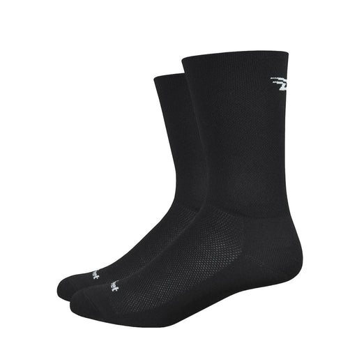 DeFeet Aireator 6" D-Logo Socks, 7-9, Black