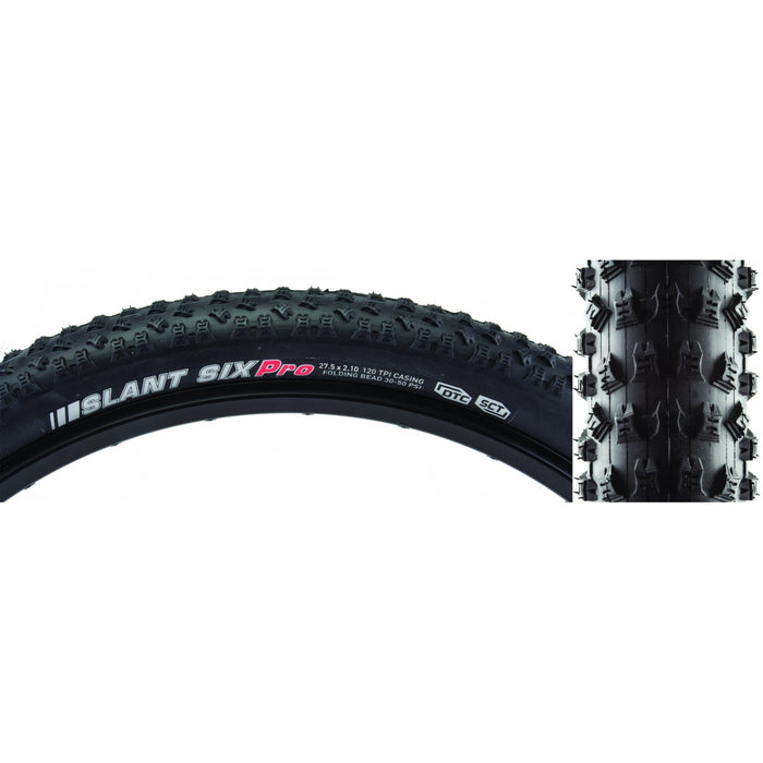 Kenda Slant Six-TR K tire, 27.5" (650b) x 2.1" DTC