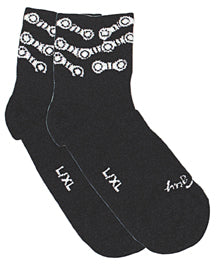 Sockguy Chain socks, black - 9-13