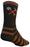 SockGuy Wool Trail Work Sock: Brown/Black LG/XL