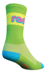 Sockguy Rad crew socks, green - 9-13