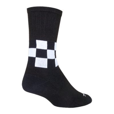 Sockguy Speedway SGX6 Socks, Black - 5-9
