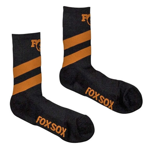 Fox Shox High Tail Socks, L/XL - Black FXHB001008