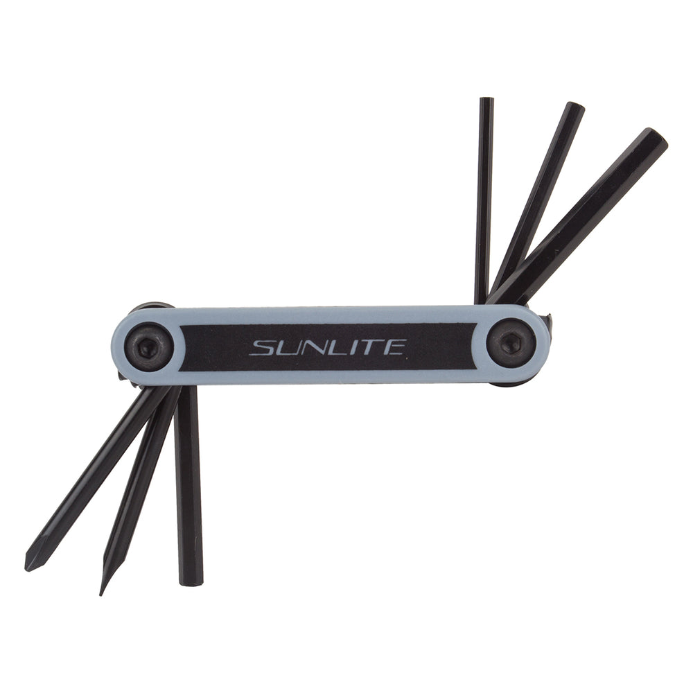 SUNLITE OMT-6 Folding Metric Bicycle Multi Tool 3-6mm + Screwdriver