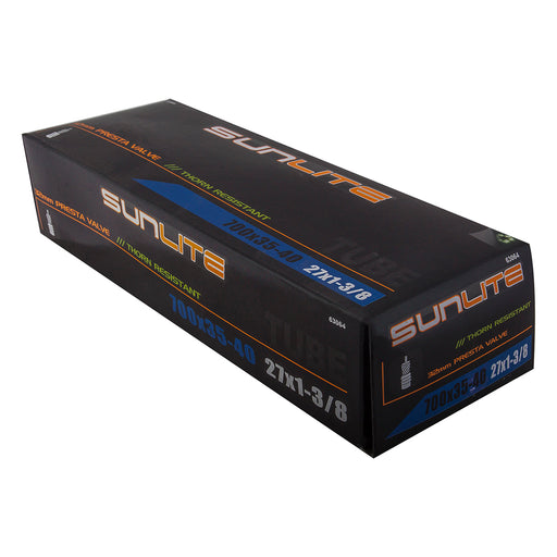 SUNLITE Thorn Resistant Presta Valve 700x35-40 (27x1-3/8) Tube 32mm Threaded