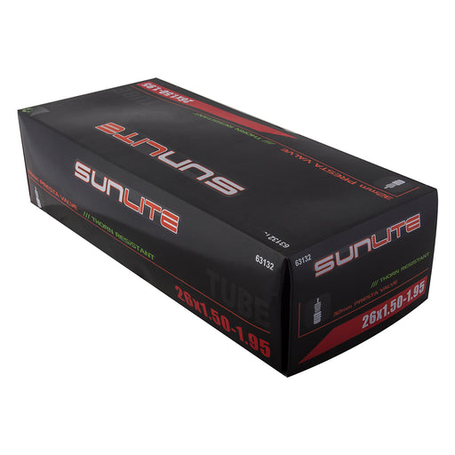 SUNLITE Thorn Resistant Presta Valve 26x1.50-1.95 Tube 32mm Threaded Removable