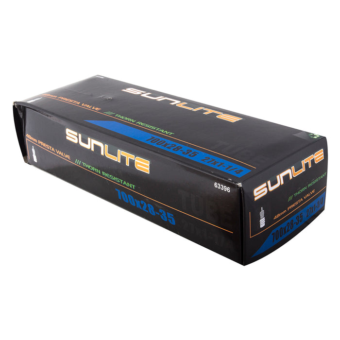 SUNLITE Thorn Resistant Presta Valve 700x28-35 (27x1-1/8x1-1/4) Tube 48mm