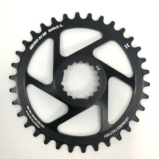 Leonardi Gecko 34t Standard 6mm Round MTB Chainring for Cannondale Cranks